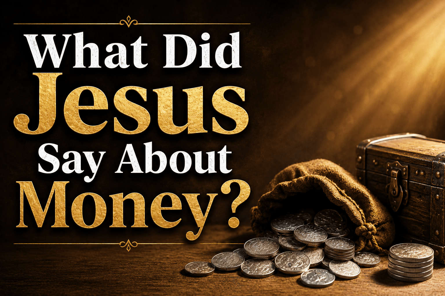 What Did Jesus Say About Money