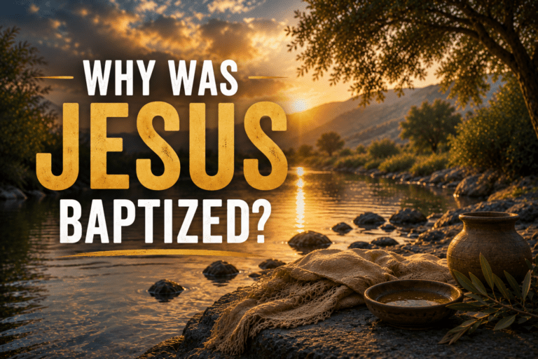 Why Was Jesus Baptized