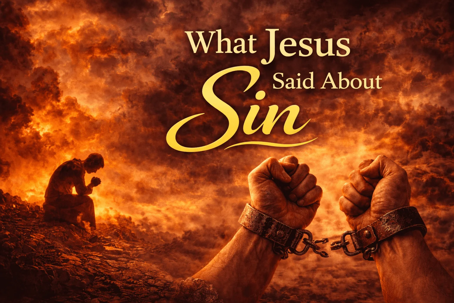 What Jesus Said About Sin
